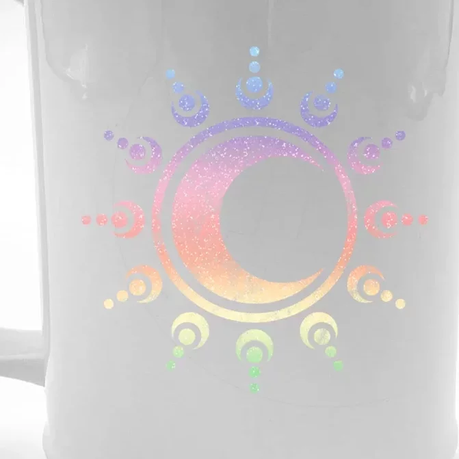 Sun Moon Dala Yoga Spirituality Meditation Magic Wicca Gift Front & Back Beer Stein