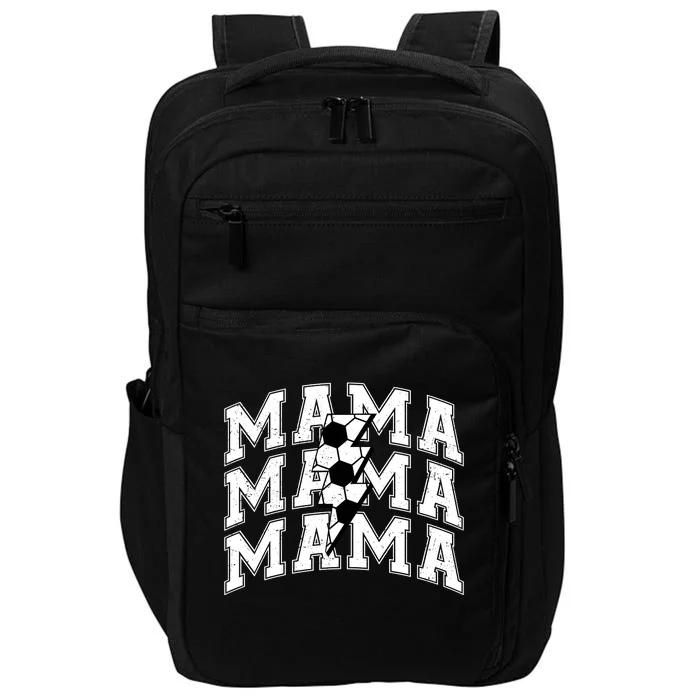 Soccer Mama Distressed Lightning Bolt Mom Impact Tech Backpack