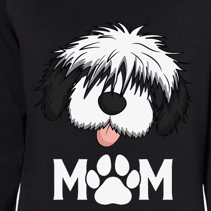 Sheepadoodle Mom Dog Mother Gift Idea For Mothers Day Womens California Wash Sweatshirt