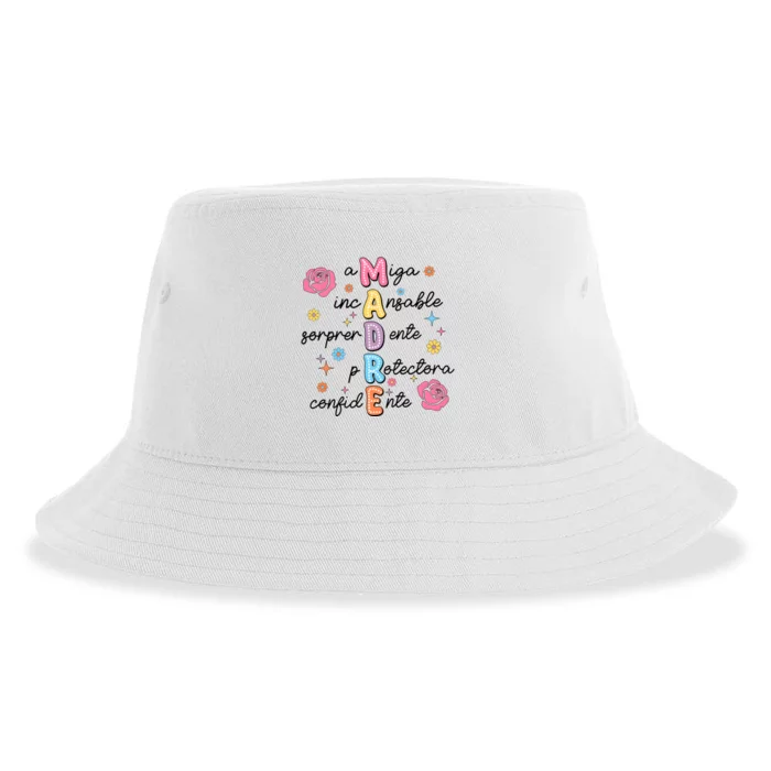 Spanish Mothers Day Family Mommy Mom Sustainable Bucket Hat