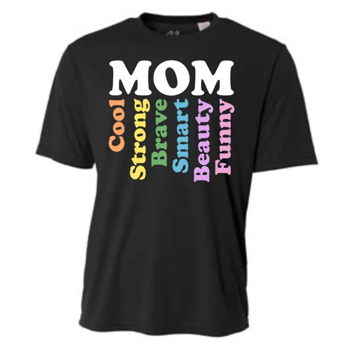 Special Mom Definition Mothers Day Gift Cooling Performance Crew T-Shirt