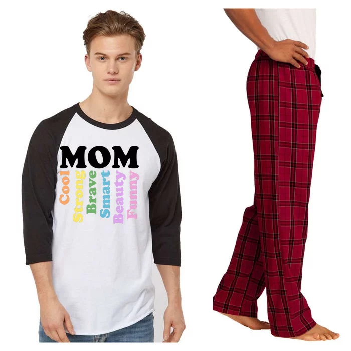 Special Mom Definition Mothers Day Gift Raglan Sleeve Pajama Set