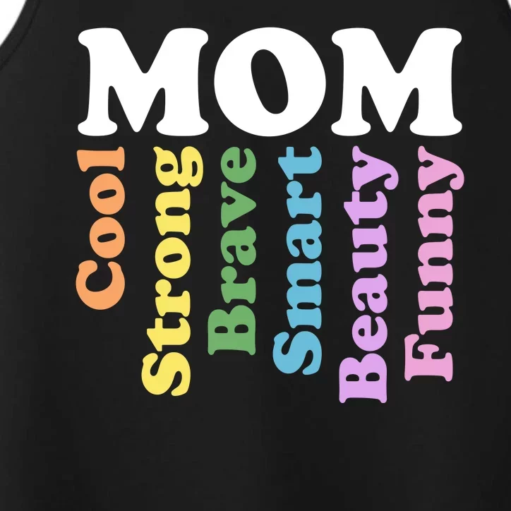 Special Mom Definition Mothers Day Gift Performance Tank