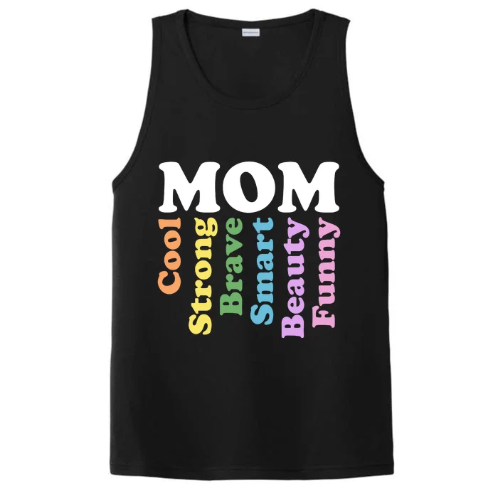 Special Mom Definition Mothers Day Gift Performance Tank