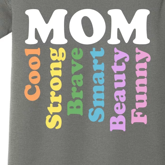 Special Mom Definition Mothers Day Gift Baby Bodysuit