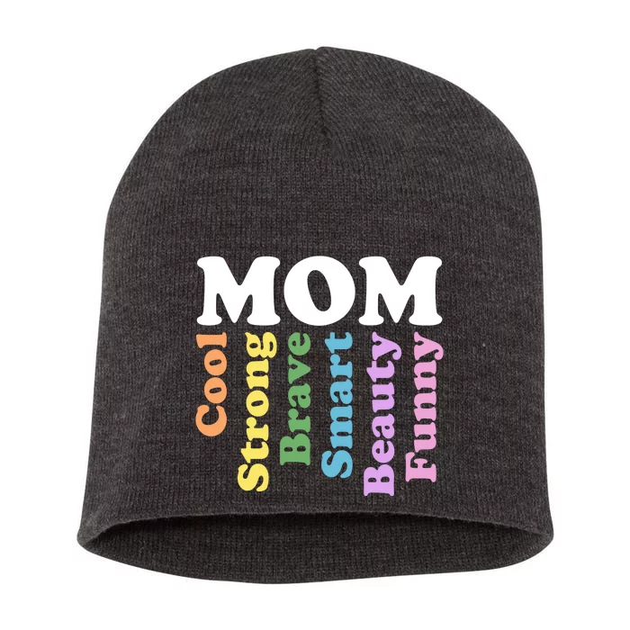 Special Mom Definition Mothers Day Gift Short Acrylic Beanie