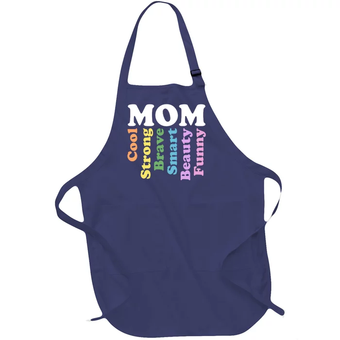 Special Mom Definition Mothers Day Gift Full-Length Apron With Pocket