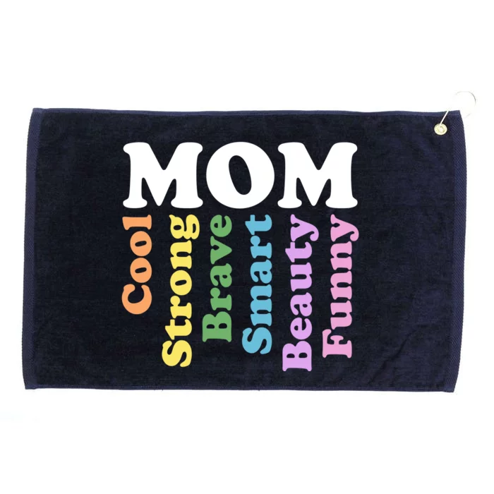 Special Mom Definition Mothers Day Gift Grommeted Golf Towel