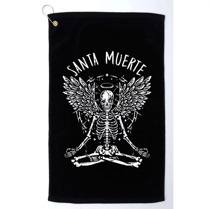 Santa Muerte Death Skeleton Skull Mexico Mexican Calavera Platinum Collection Golf Towel