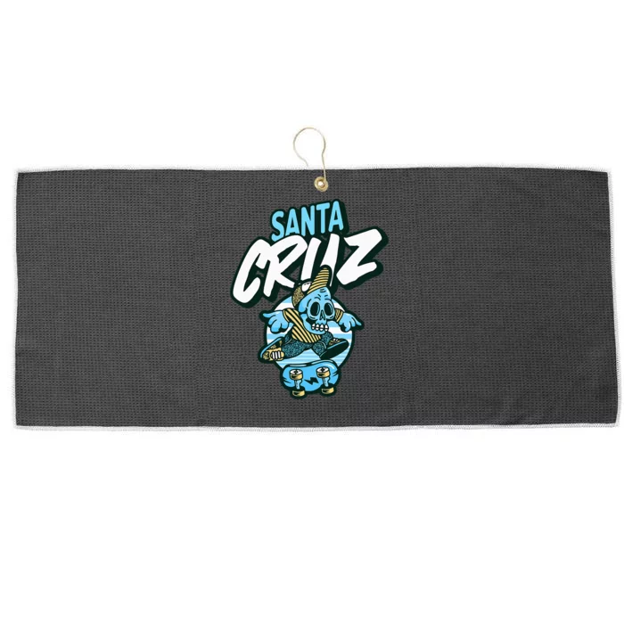 Scared Money Dont Make No Money Large Microfiber Waffle Golf Towel