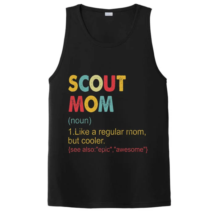 Scout Mom Definition Scout Mom Performance Tank