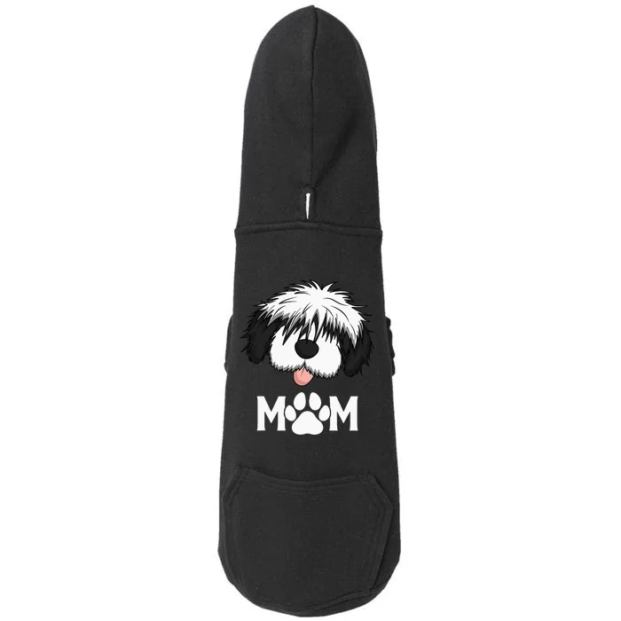 Sheepadoodle Mom Dog Mother Gift Idea for Mother's Day Doggie 3-End Fleece Hoodie