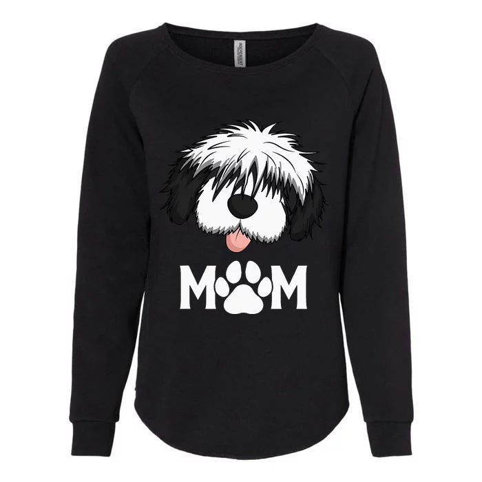 Sheepadoodle Mom Dog Mother Gift Idea for Mother's Day Womens California Wash Sweatshirt