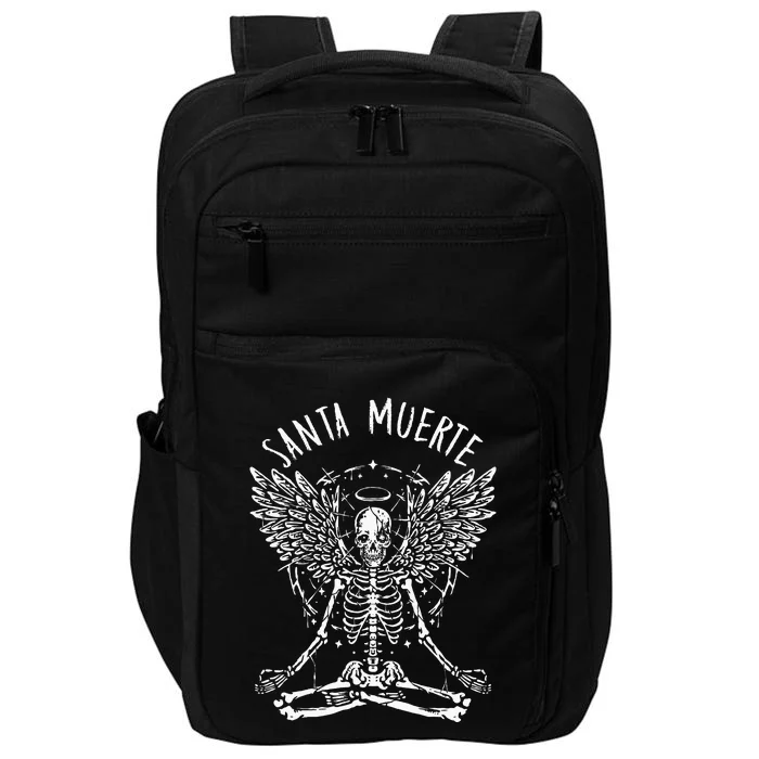 Santa Muerte Death Skeleton Skull Mexico Mexican Calavera Impact Tech Backpack