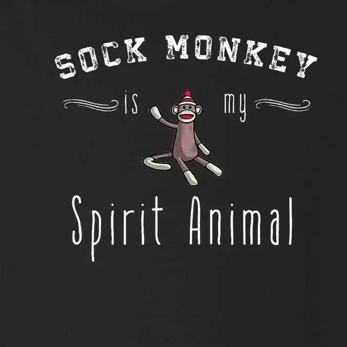 Sock Monkey Design My Spirit Animal Funny Sock Monkey Gifts Toddler Long Sleeve Shirt