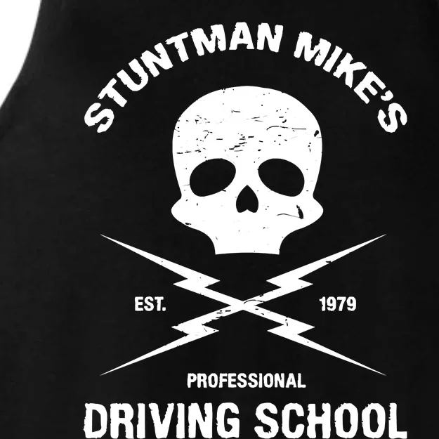 Stuntman Mike's Driving School Ladies Tri-Blend Wicking Tank