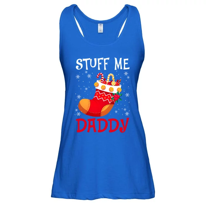 Stuff Me Daddy Naughty Christmas Stocking Dirty Xmas Gift Ladies Essential Flowy Tank