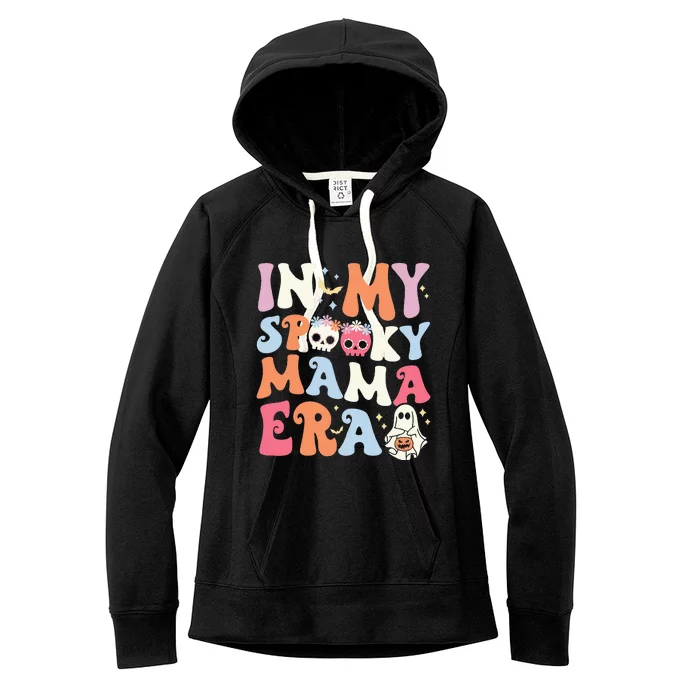 Spooky Mama Era Halloween Witchy Mom Costume Women's Fleece Hoodie