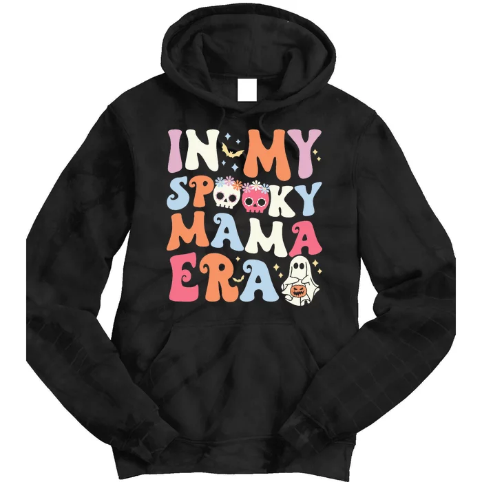 Spooky Mama Era Halloween Witchy Mom Costume Tie Dye Hoodie