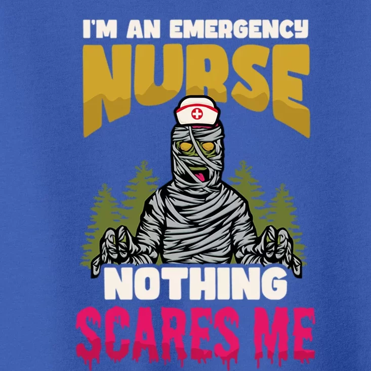 Scares Me Emergency Nurse Design Halloween Nurse Gift Toddler T-Shirt