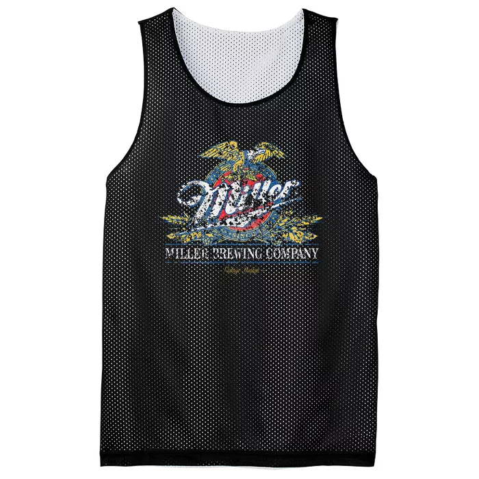 Standard Miller Eagle Crest Beer Mesh Reversible Basketball Jersey Tank