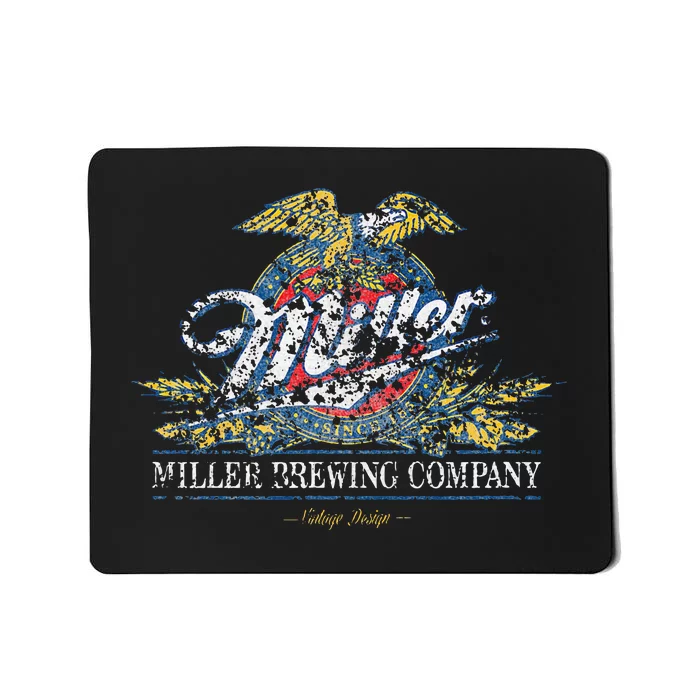 Standard Miller Eagle Crest Beer Mousepad