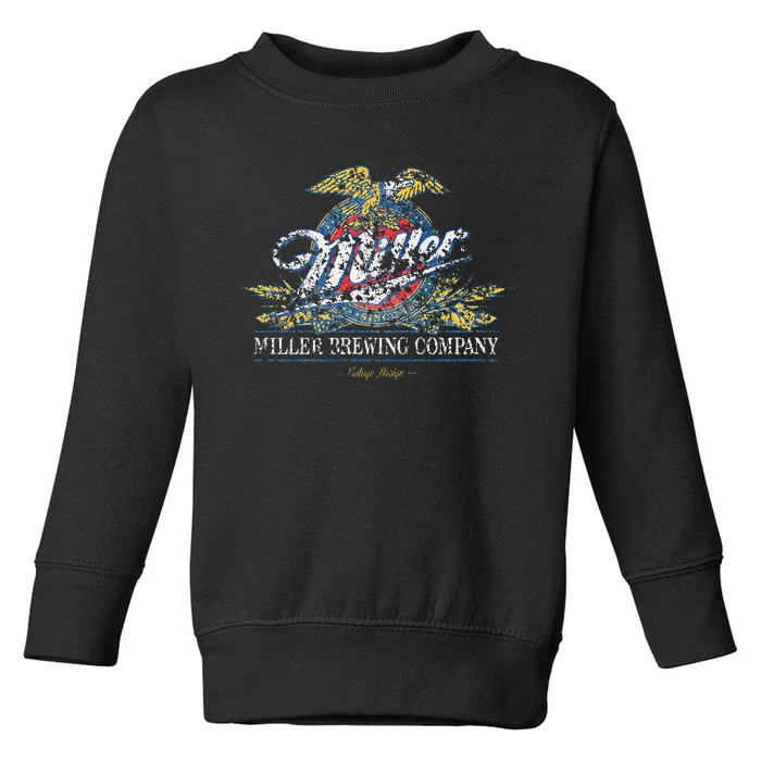 Standard Miller Eagle Crest Beer Toddler Sweatshirt