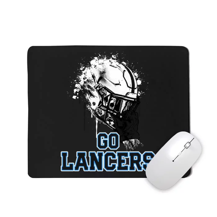 Shawnee Mission East Lancers Rising Helmet Go Mousepad