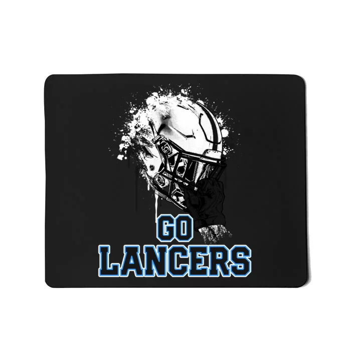 Shawnee Mission East Lancers Rising Helmet Go Mousepad