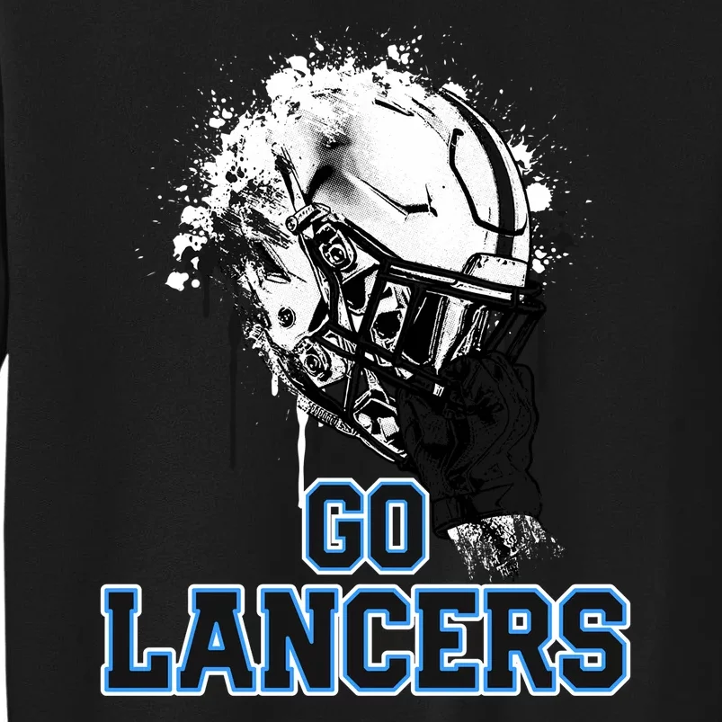 Shawnee Mission East Lancers Rising Helmet Go Tall Sweatshirt