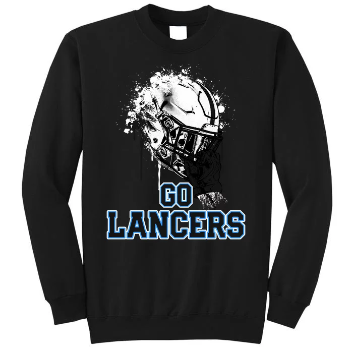 Shawnee Mission East Lancers Rising Helmet Go Tall Sweatshirt