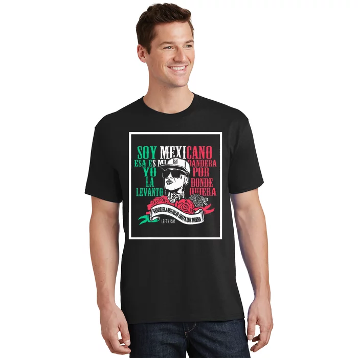 Soy mexicano esa es mi bandera Mexican Rapper Lefty SM T-Shirt