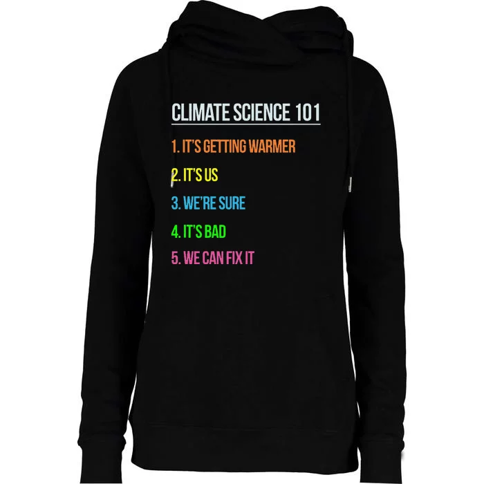 Science March Earth Day Climate Change Scientists Womens Funnel Neck Pullover Hood