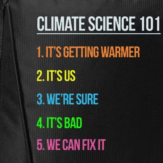 Science March Earth Day Climate Change Scientists TS City Backpack