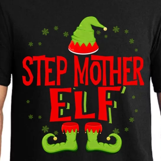 Step Mother Elf Matching Family Christmas Gift Pajama Set