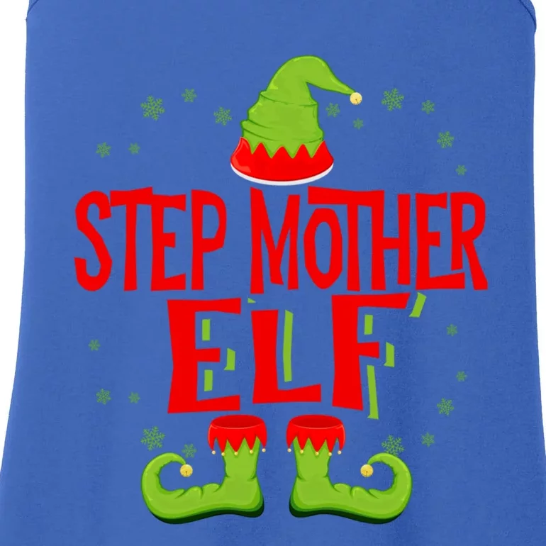 Step Mother Elf Matching Family Christmas Gift Ladies Essential Tank