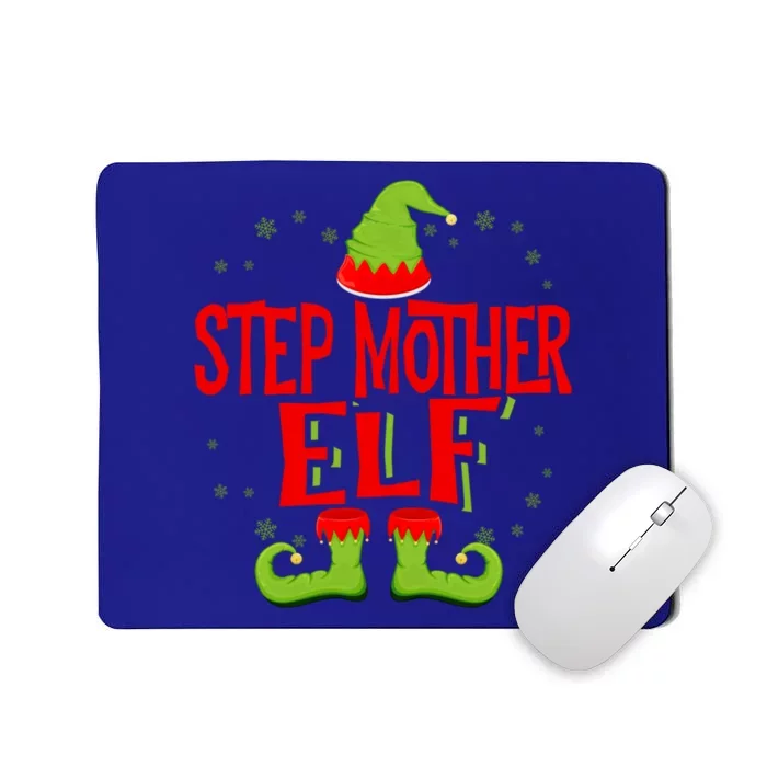 Step Mother Elf Matching Family Christmas Gift Mousepad