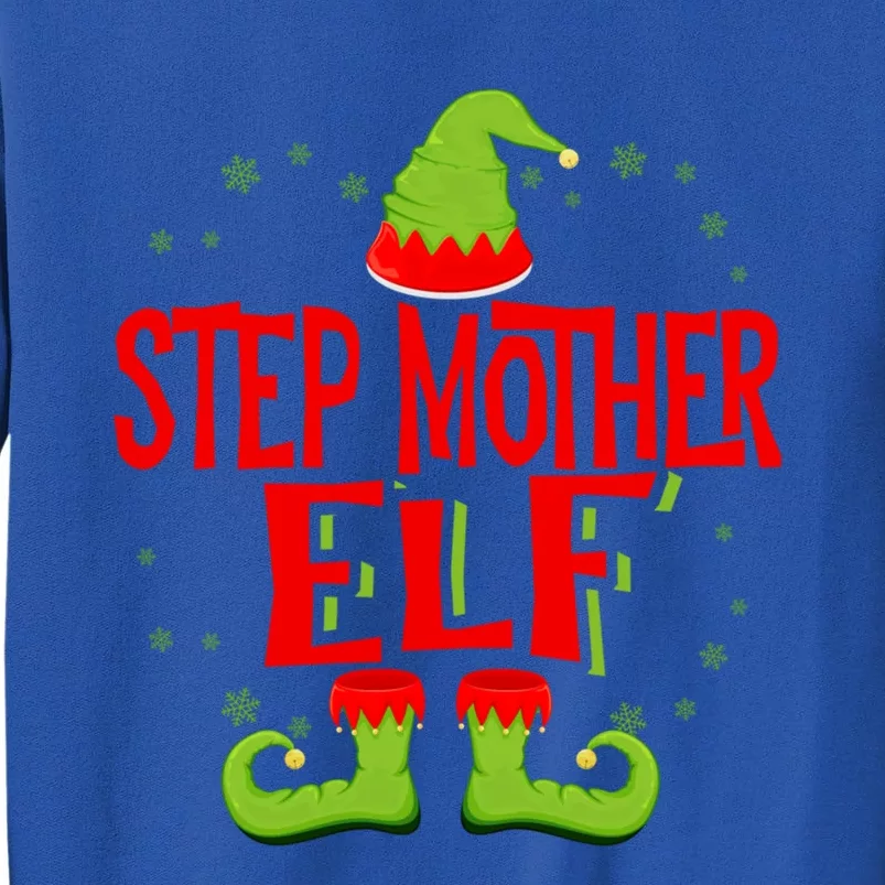 Step Mother Elf Matching Family Christmas Gift Tall Sweatshirt