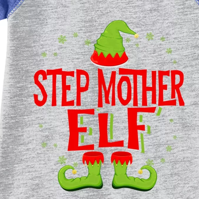 Step Mother Elf Matching Family Christmas Gift Infant Baby Jersey Bodysuit