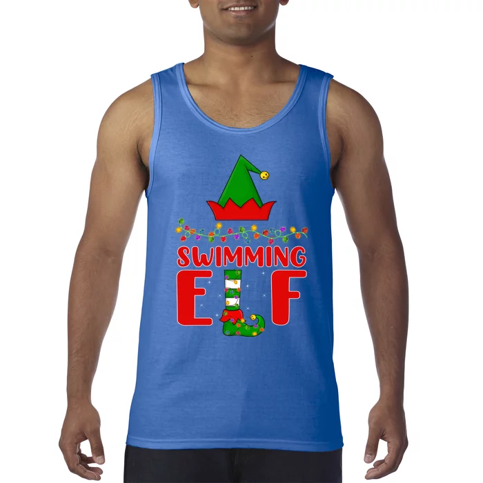 Swimming Matching Family Lighting Christmas Gift Tank Top