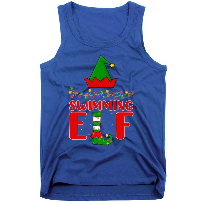 Swimming Matching Family Lighting Christmas Gift Tank Top