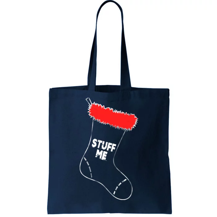 Stuff Me Funny Christmas Stocking Tote Bag