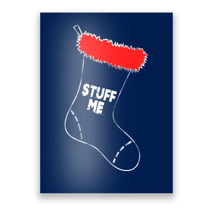 Stuff Me Funny Christmas Stocking Poster