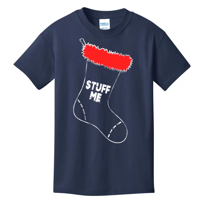 Stuff Me Funny Christmas Stocking Kids T-Shirt