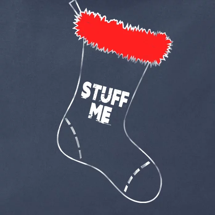 Stuff Me Funny Christmas Stocking Zip Tote Bag