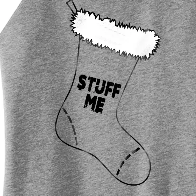 Stuff Me Funny Christmas Stocking Women’s Perfect Tri Rocker Tank