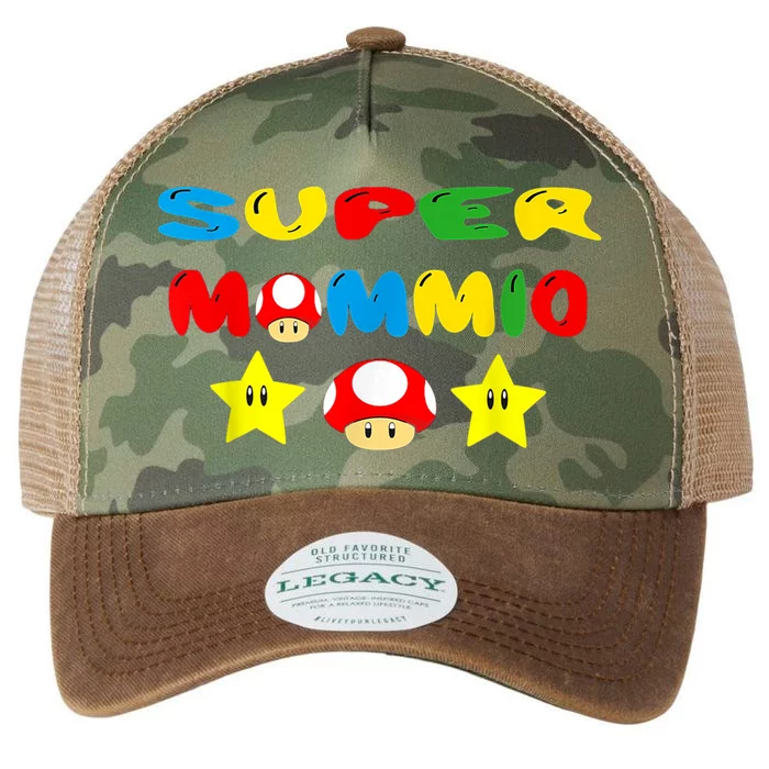 Super Mommio Funny Mom Mommy Mother Video Game Lovers Legacy Tie Dye Trucker Hat