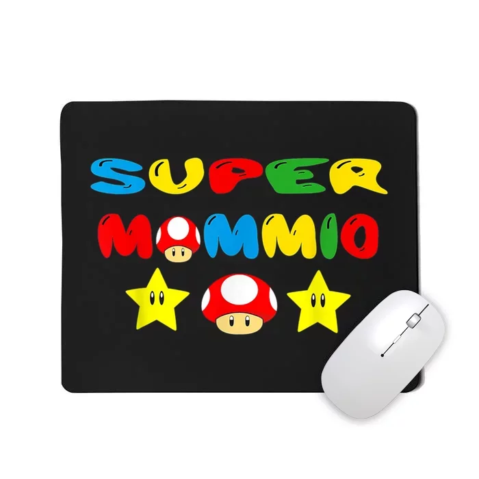 Super Mommio Funny Mom Mommy Mother Video Game Lovers Mousepad