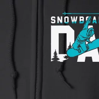 Snowboard My Favorite Snowboarding Buddies Call Me Dad Full Zip Hoodie