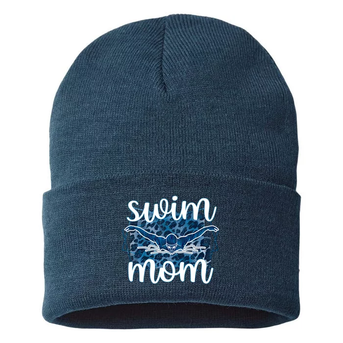 Swim Mom For MotheS Day Sustainable Knit Beanie